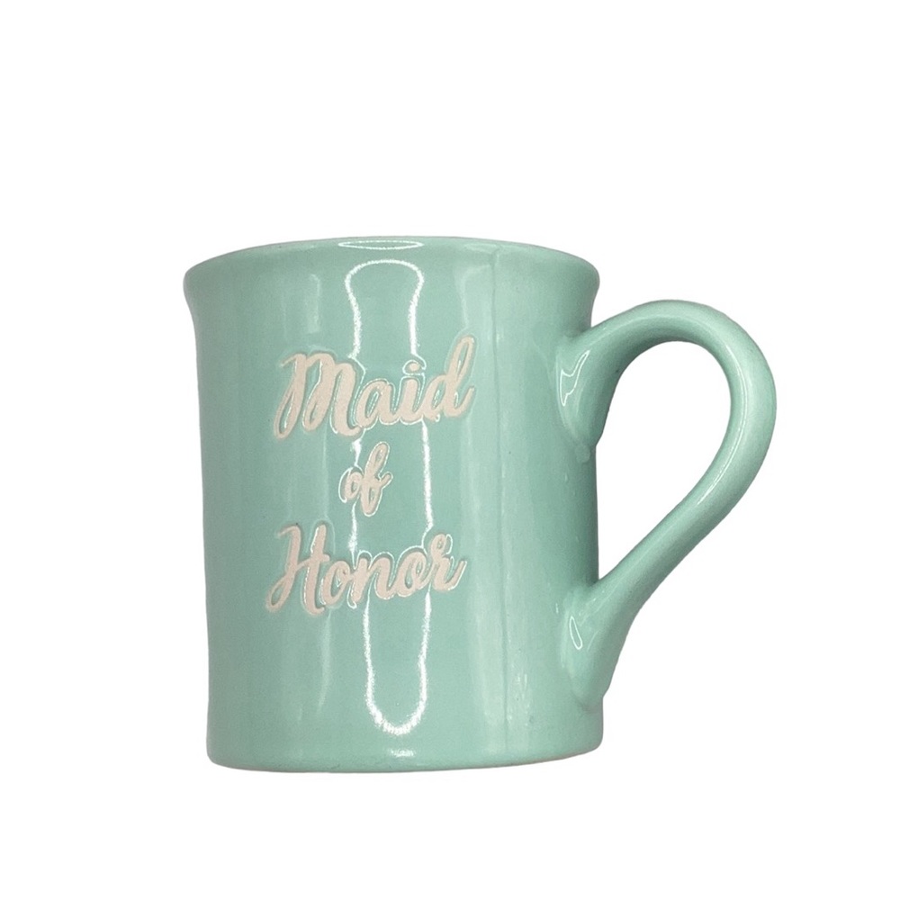 Love Your Mug Maid of Honor Seafoam Green Large Coffee Tea Mug